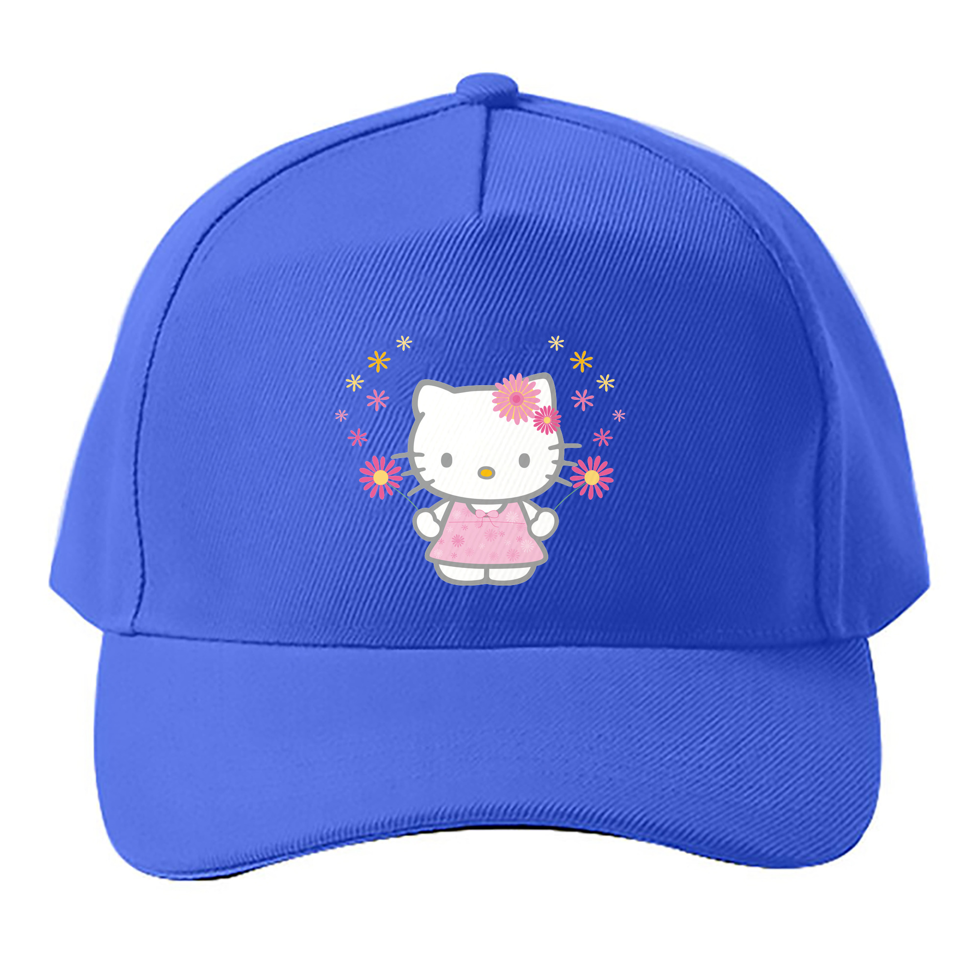 （画像用） Hello Kitty ハローキティ ベースボールキャップ 綿100％ 男女兼用 帽子 スポーツ